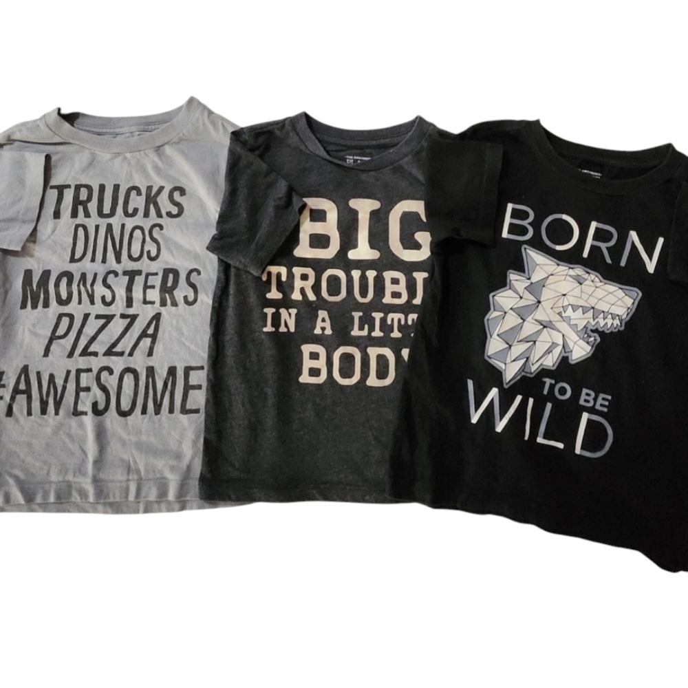 Children Place size 3    qty 3 T-shirts,